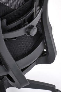 Scaun de birou Paredes negru H107 cm - Img 4