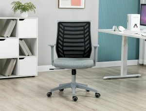 Scaun de birou Q-320 negru/gri - Img 6