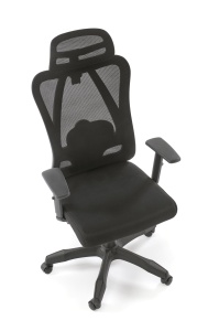 Scaun de birou Ramos negru H129 cm - Img 7