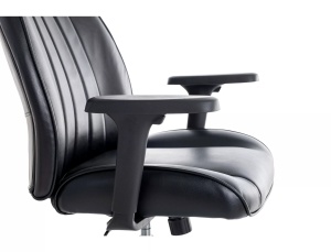 Scaun de birou rotativ Q-093 negru - Img 3