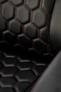 Scaun de birou Thomas piele ecologica negru H122 cm - Img 5