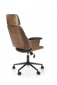 Scaun de birou Weber nuc/negru H122 cm - Img 6
