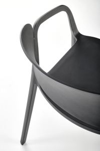 Scaun din plastic K491 negru - Img 9