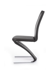 Scaun K188 piele ecologica negru - Img 5