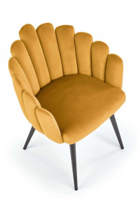 Scaun K410 velvet mustariu – H85 - Img 9