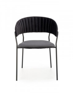 Scaun K426 Velvet Negru – l57 x A54 x H79 cm - Img 4