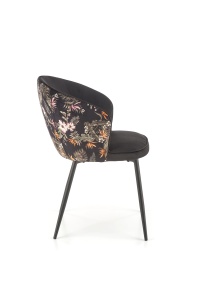 Scaun K506 negru/floral - Img 7