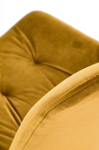 Scaun K519 velvet mustariu - Img 16