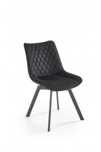 Scaun K520 velvet negru - Img 2