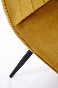 Scaun K521 velvet mustariu - Img 7