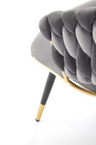 Scaun K551 velvet gri - Img 6