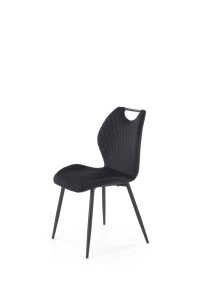 Scaun K569 velvet negru H84 cm