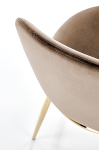 Scaun tapitat K460 – Bej/Gold - Img 10