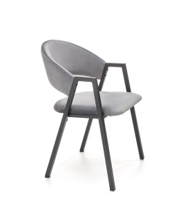 Scaun tapitat k473 – Gri - Img 14