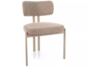 Scaun tapitat Misaki 253 bej / cașmir - H81 cm - Img 3