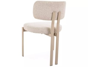 Scaun tapitat Misaki 255 bej deschis/cașmir - H81 cm - Img 3