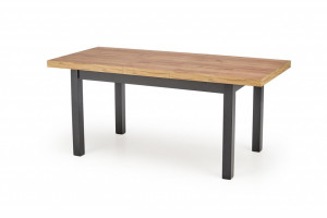 Set masa extensibila Tiago L140-220 cm + 4 scaune Toledo 2 verde/stejar miere - Img 6