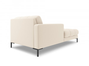 Sezlong tapitat Bali picioare negre – L185 x l102 x h75 - Img 3