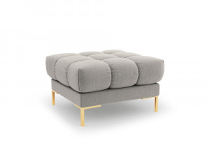 Taburet tapitat Bali stofa/picioare gold – L60 x l60 x h41 - Img 4
