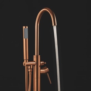 Baterie de podea Rea Lungo brush copper - Img 2