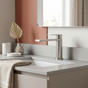 Baterie pentru baie Rea Hunter Brush Nickel - Img 6