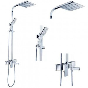 Baterie pentru dus Navaro silver reglabilă – H 73-119,5 cm - Img 9