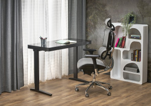 Birou B52 cu functie de reglare a inaltimii L120 negru - Img 1