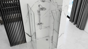 Cabina dus Rea Molier Chrome Double 80x100 - Img 3