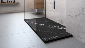 Cadita de dua Magnum Carrara neagra 90x90 - Img 4