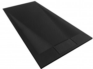 Cadita pentru dus Bazalt neagra 80x120 - Img 5