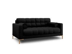 Canapea Bali 2 locuri stofa/picioare gold – L152 x l92 x h75 - Img 10