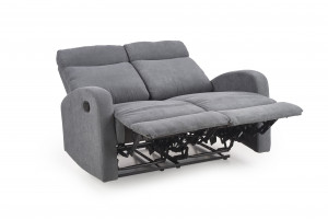 Canapea recliner Oslo 2 stofa gri inchis H100 cm - Img 3