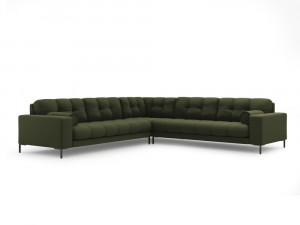 Coltar 6 locuri Bali tapitat/picioare negre – L256 x l256 x h75 - Img 10