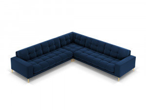 Coltar 6 locuri Bali velvet/picioare gold – L256 x l256 x h75 - Img 15