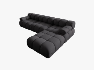 Coltar modular 4 locuri Bellis material 3D L282cm - Img 3