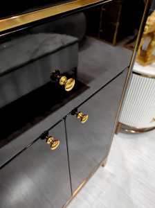 Consola Rennes negru/gold – H100 cm - Img 7
