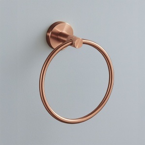 Cuier de baie Ring 6610 Modern Brush Copper - Img 4