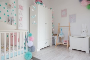 Dulap elegant Ines alb H180 cm - Img 10