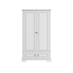 Dulap elegant Ines alb H193 cm - Img 2
