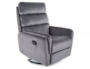 Fotoliu recliner Argos velvet gri Blu14