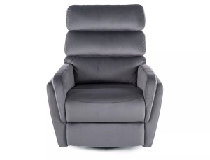 Fotoliu recliner Argos velvet gri Blu14 - Img 2