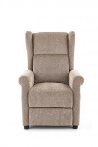 Fotoliu recliner cu functie de masaj Agustin M stofa bej - Img 11