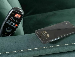 Fotoliu recliner cu functie de masaj Neptun M velvet bleumarin Blu86 - Img 5