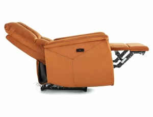 Fotoliu recliner cu functie de masaj Neptun M velvet cinnamon Blu4215 - Img 3