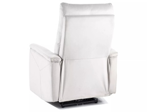 Fotoliu recliner cu functie de masaj Neptun M velvet gri deschis Blu03 - Img 2