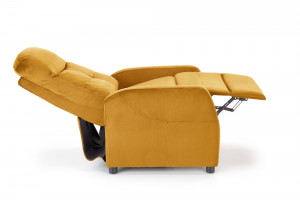 Fotoliu recliner Felipe 2 velvet mustariu H103 cm - Img 2