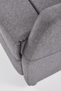 Fotoliu recliner Felipe stofa gri H103 cm - Img 15