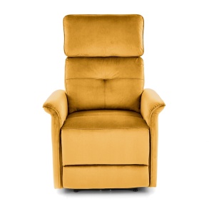 Fotoliu recliner Semir velvet mustariu H108 cm - Img 5