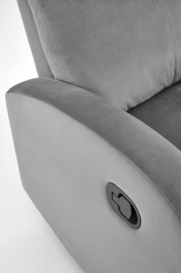 Fotoliu recliner Wonder velvet gri H98 cm - Img 13