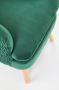 Fotoliu tapitat Ravel Velvet verde – H100 cm - Img 15